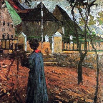 瓦西裡 康丁斯基 Gabriele Munter Painting